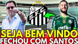 💥URGENTE! FOI CONFIRMADO! FECHOU COM SANTOS! PODE COMEMORAR! ÚLTIMAS NOTÍCIAS DO SANTOS FC!