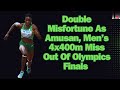 Double Misfortune As Amusan, Men’s 4x400m Miss Out Of Olympics Finals