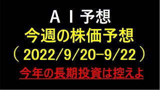 『AI予想』今週の日経平均株価予想