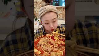 ASMR MUKBANG/CHAINA GIRL EATING SHOW🥵😋Spicy food#18