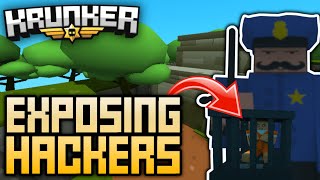 EXPOSING HACKERS IN KRUNKER..(BANNED)