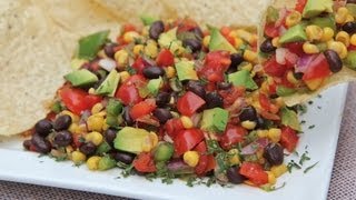 Easy Black Bean Corn Salad - So ADDICTIVE!