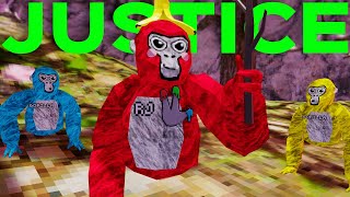 Catching Toxic Players in Gorilla Tag! - Stick Justice