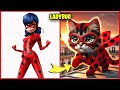 🐞 Miraculous Ladybug Characters Kitty Cat Version