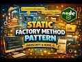 13. Static Factory Method Pattern in JavaScript & Node.js | Factory Design Pattern