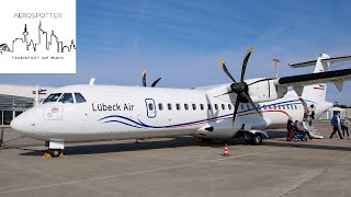 4K Rundflug über Lübeck mit Lübeck Air | ATR72 | GoPro | Wingview