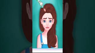 asmr treatment hair treatment animation #short #youtubeshorts