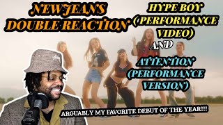 PURE 90s VIBE | NewJeans - Hype Boy [Performance Vid] & Attention MV [Performance Ver] (REACTION)