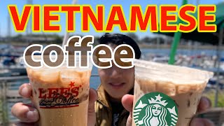 Starbucks VIETNAMESE COFFEE vs Lee's  Vietnamese Coffee which one TASTE BETTER?!? - FORMULA in video