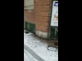 nevica forte a genova italia liguria