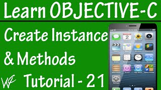 Free Objective C Programming Tutorial for Beginners 21 - Instance Variable Access and Methods