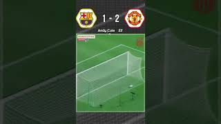 Draw 3-3 at Camp Nou [ Barcelona vs Man United ] CL Group Stage 98/99 #football #soccer #highlights