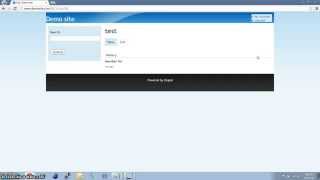 Setup user menu in drupal