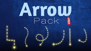 Green screen arrow β¬οΈ Pack for editing