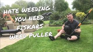 Hate Pulling Weeds, Not Anymore,Fiskars Xact Weed Puller W52 Best Garden Tool! My Review