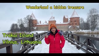 Trakai Island Tour from Vilnius | Trakai, Lithuania 🇱🇹 in Christmas | Lithuania in Winter | Snow