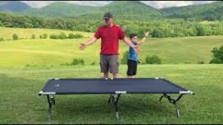 ATORPOK Camping Cot for Adults Comfortable, Tent Folding Cot for Sleeping