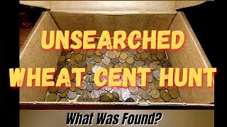 Wheat Cent Hunt: Rare 1909 Found \u0026 More Old Coins + BONUS Quarter Box Hunt!