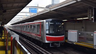 大阪メトロ御堂筋線 31605F発車シーン 西中島南方駅にて