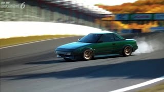 Toyota MR2 AW11 drift 2 GT6