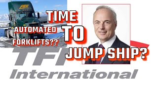 Time To JUMP Ship? TFI Buying ARCBEST? AUTOMATED FORKLIFTS Taking ARCBEST WAREHOUSE JOBS