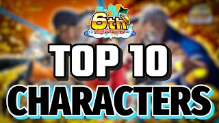 2025 OPBR TOP 10 Characters 6th Anniversary 《One Piece Bounty Rush》