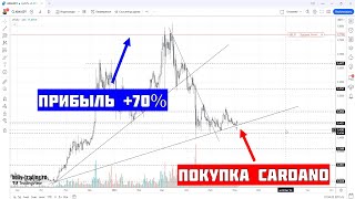 Обучение Трейдингу и Инвестициям по криптовалюте Cardano ADA  +70%