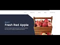How to Make a Fruit market website html css Bootstrap | Source code