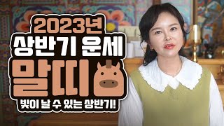 🌟2023년 상반기에 빛이 날수있는 말띠운세🌟상반기운세는 도움을 받는것도 말띠에게 좋은방법😍백미암