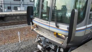 JR西日本 223系2000番台 播州赤穂行き+網干行き MH  守山駅 20160701