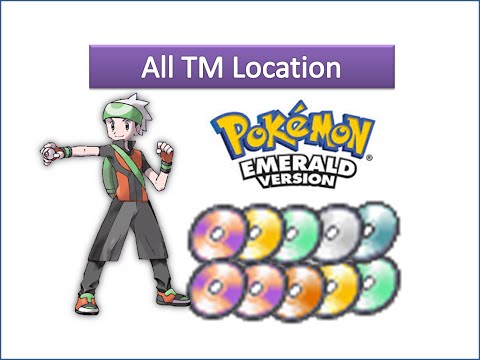 Pokemon Emerald - All TM Locations Pokemon Emerald - All TM Locations