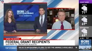 CBS Austin: Analysis of U.S. Federal Grant Making Into Austin Texas FY2022