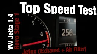 VW jetta 1.4tsi Top Speed (Malaysia) - 256km/h