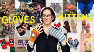 easy knit & crochet gift tutorials !! gloves & mittens