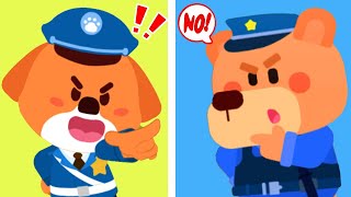 Who is the Best? Sheriff Labrador or Sheriff Bear - Help Cops and Find the Bad Guys - Babybus Games