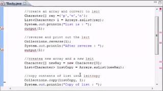 Intermediate Java Tutorial - 11 - Collections Methods fill