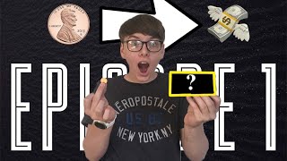 The Penny To 1,000 Dollars Challenge! - Turning $0.01 into $1,000! - Episode 1