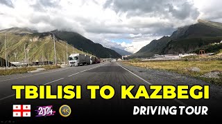 Driving in Georgia 🇬🇪 Amazing Drive from Tbilisi to Kazbegi