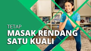 Meski Lebaran Kali ini Tak Ada Tamu, Melanie Putria Tetap Masak Rendang Satu Kuali