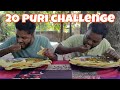 20 Puri Challenges || Puri Eating Challenge @RockyChallenge99