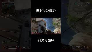 壁ジャン強い。パス可愛い。【APEX LEGENDS】#shorts