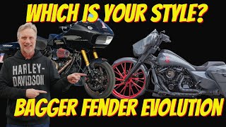 Evolution Of Harley Davidson Touring Style | Fender Faceoff!