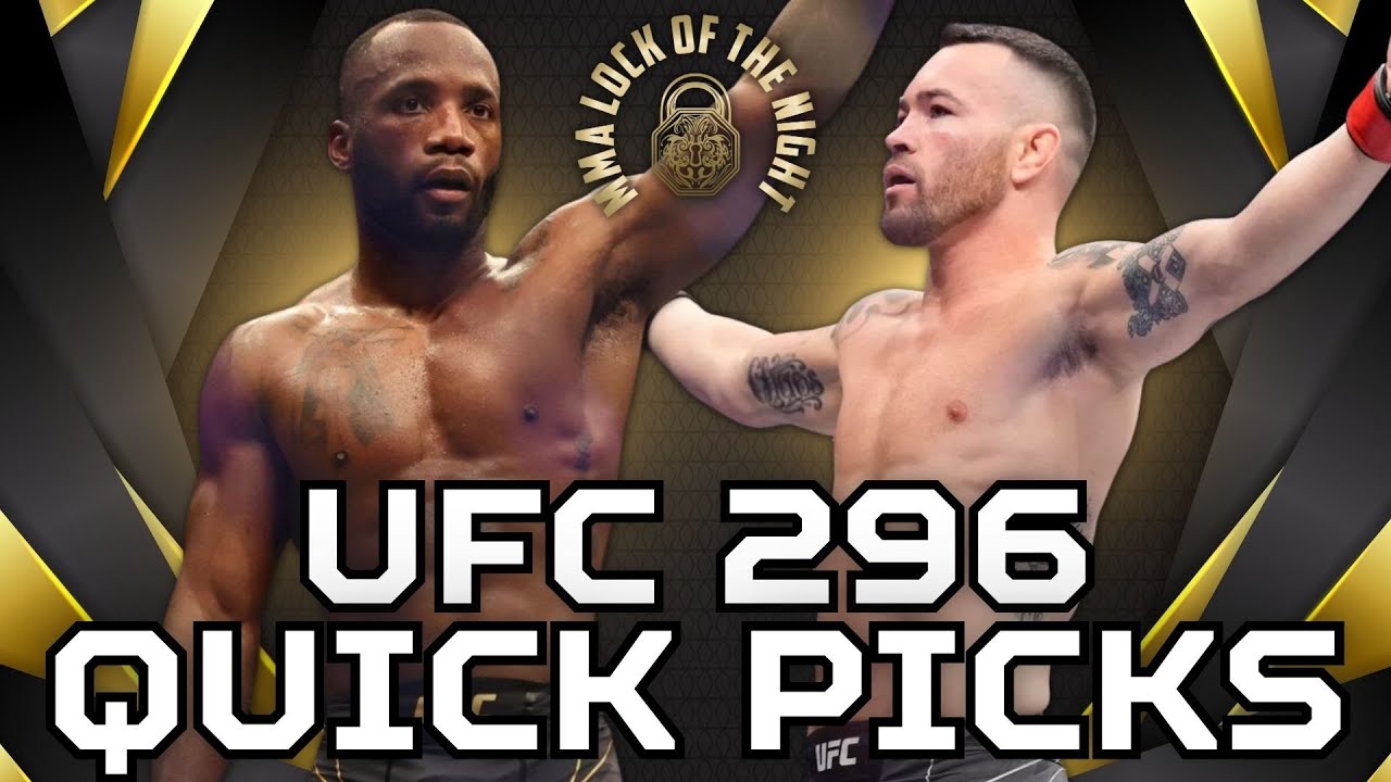 UFC 296 Quick Picks | Edwards Vs Covington - YouTube