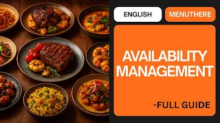 How to Manage Item Availability | Menuthere | Digital Menu Platform | English