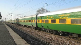 WAP-4 At Its Best!!Ranchi Garibrath And Jaynagar Garibrath Thrases Dankaur