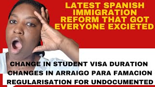 SPANISH IMMIGRATION REFORM FOR 2025||AMARA UDEAGWU