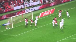 2013J1第１１節 浦和３－１鹿島 那須の一閃