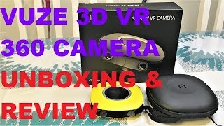 Vuze 3D 360 VR Camera Unboxing & Review
