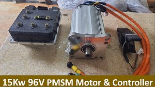 96v 15kw High Performanc PMSM Motor and Controller | 15kw PMSM Motor | 15kw 96v pmsm motor | ev kits