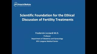 2021 Global Bioethics Initiative: Scientific Basis for Ethical Discussion of Fertility Treatments